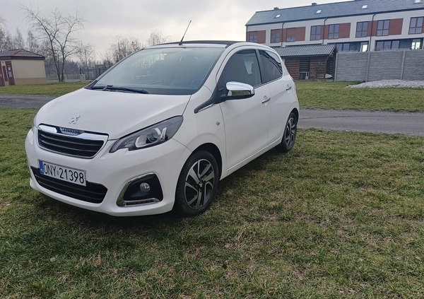 Peugeot 108 cena 34500 przebieg: 65000, rok produkcji 2017 z Nysa małe 79
